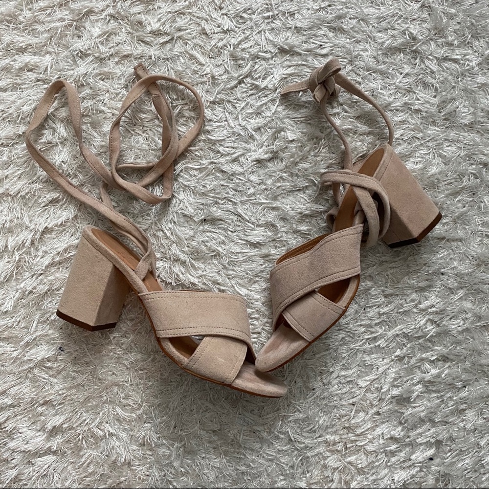 Suede Slide sandal